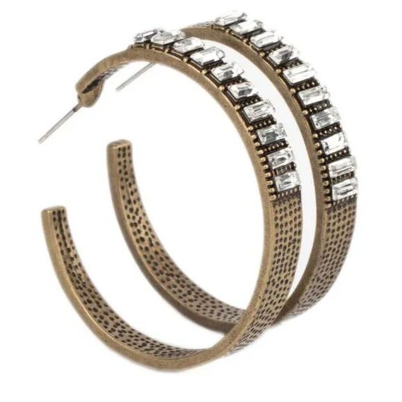 More to Love Brass Earrings (113) - Picture 2 of 2